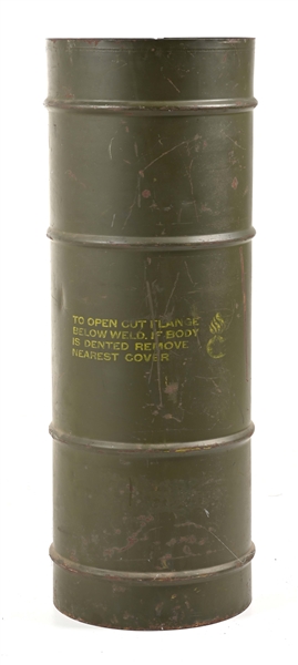 SPRINGFIELD ARMORY STORAGE DRUM FOR M1 CARBINES.