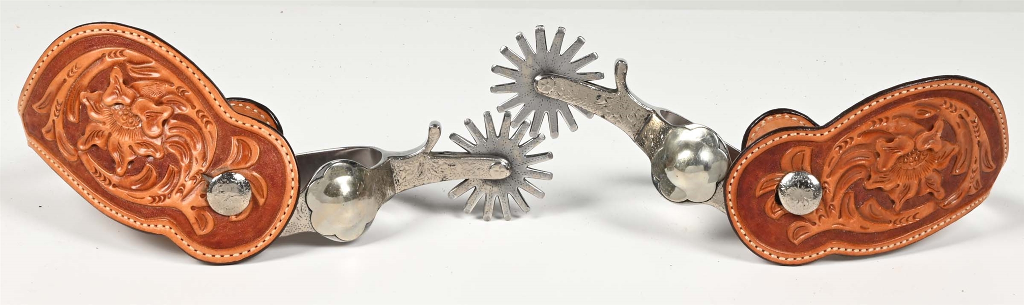 STAINLESS CROCKETT SPURS