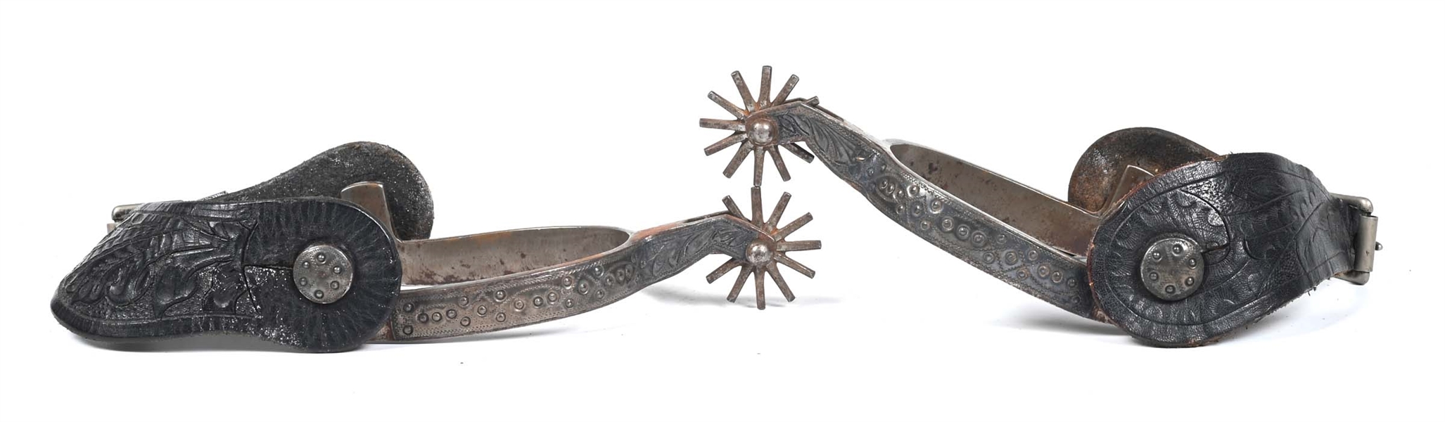 SILVER OVERLAY SPURS