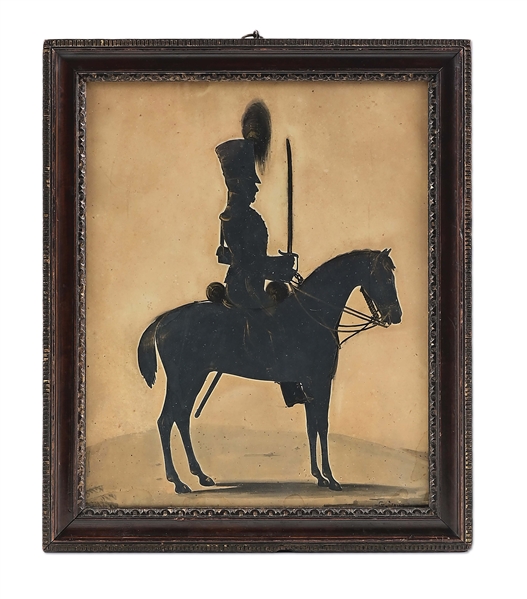 GEORGE ATKINSON. PROFILE OF A BRITISH CAVALRYMAN, C. 1820.