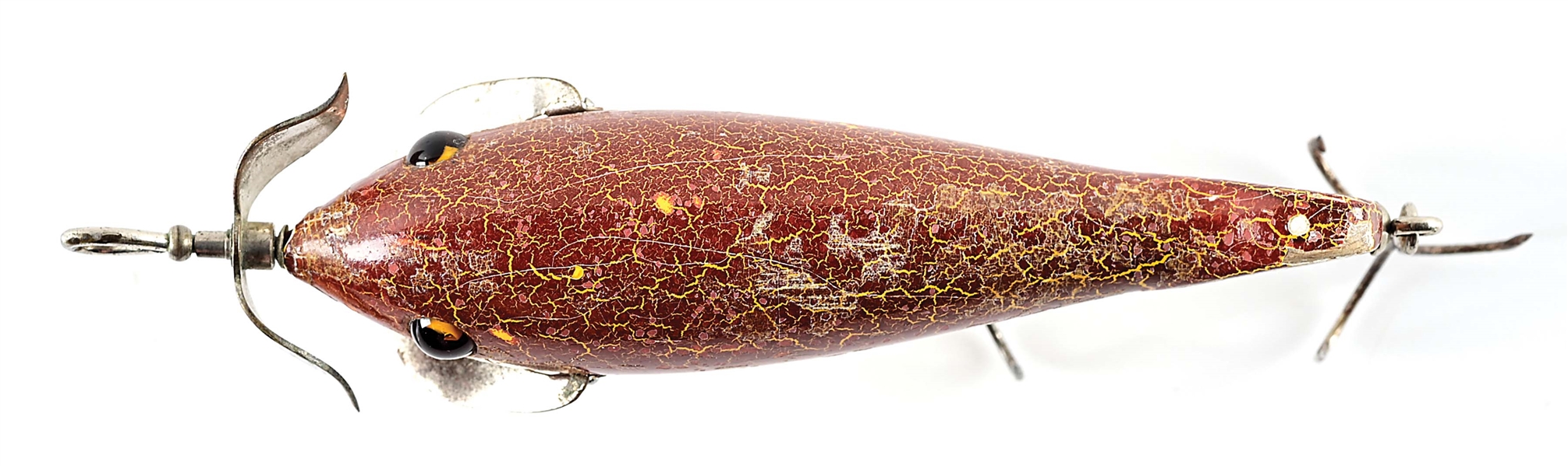Lot Detail - UNCATALOGUED HEDDON SPINDIVER IN SIENNA CRACKLEBACK