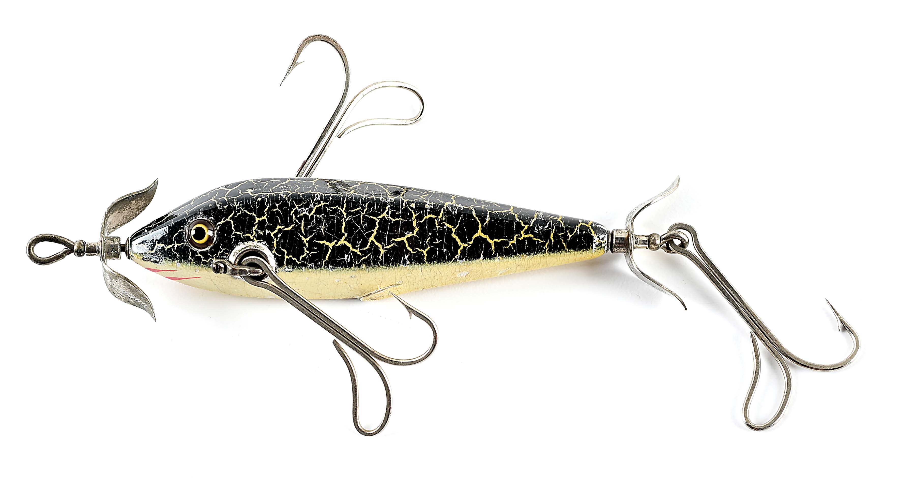 Lot Detail - HEDDON 1500 DUMMY DOUBLE IN GREEN CRACKLEBACK
