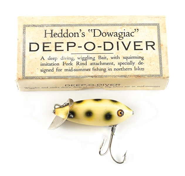 HEDDON INTRO DEEP-O-DIVER IN RARE BOX