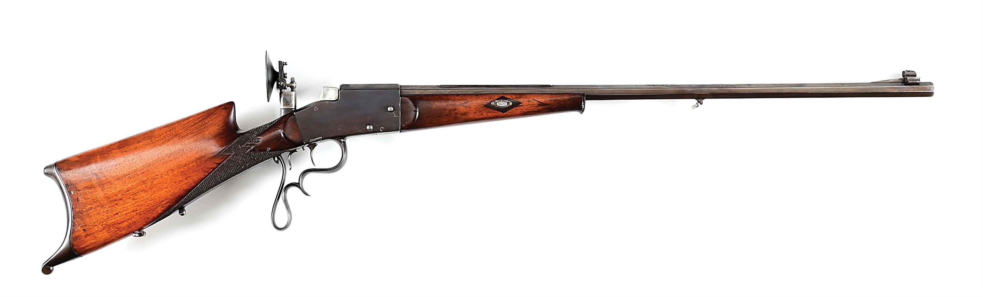 (C) HAENEL SYSTEM AYDT 8.5MM SCHUTZEN RIFLE. 