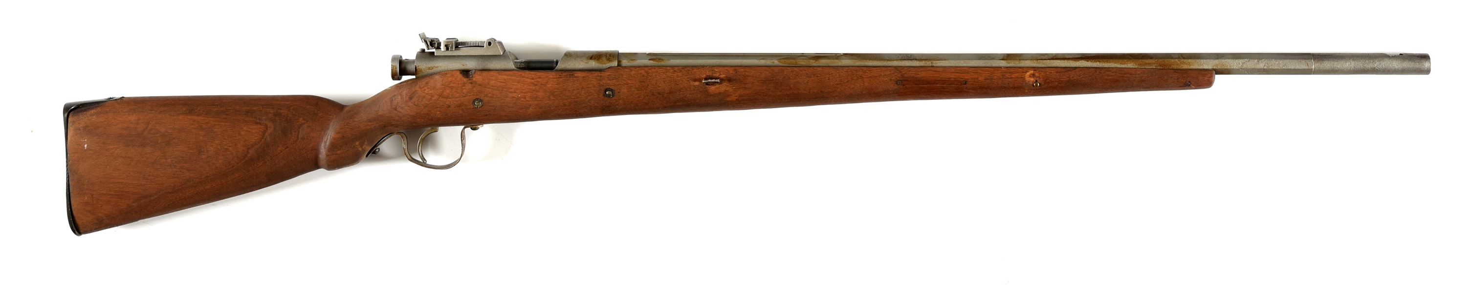 Lot Detail - (A&C) LOT OF 3: PERCUSSION RIFLES AND SINGLE SHOT SHOTGUN.