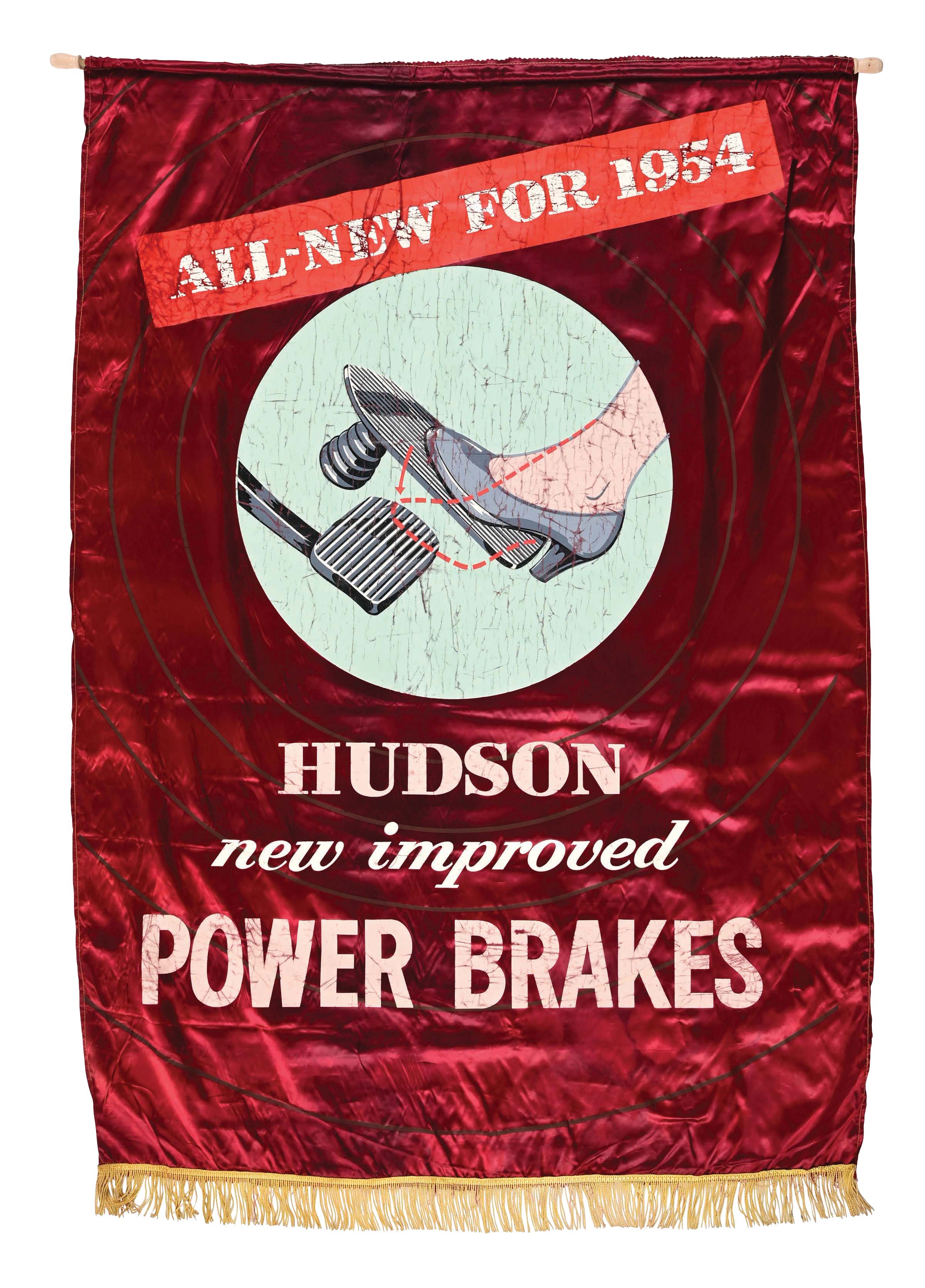 Lot Detail - HUDSON NEW IMPROVED POWER BRAKES 