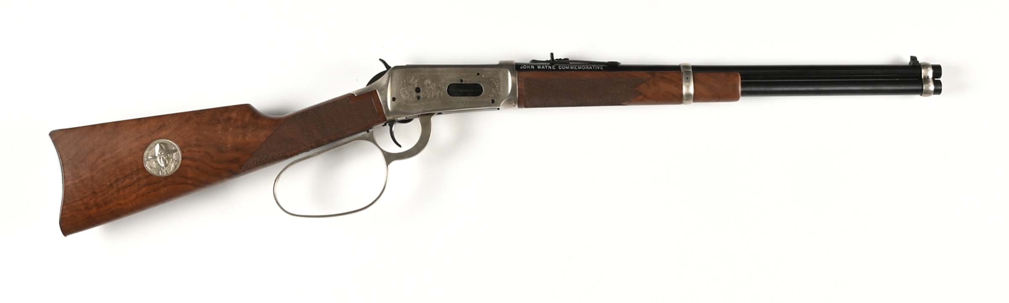 (M) WINCHESTER MODEL 94 JOHN WAYNE COMMEMORATIVE LEVER ACTION RIFLE.