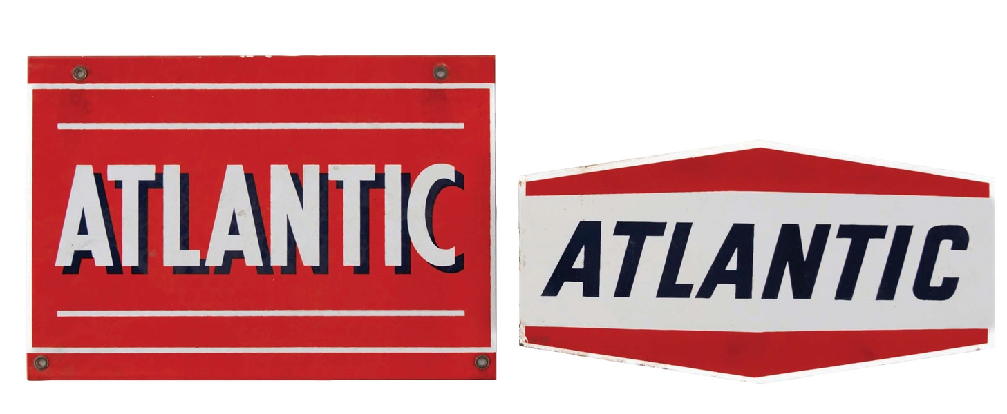 COLLECTION OF 2: ATLANTIC PUMP PLATES
