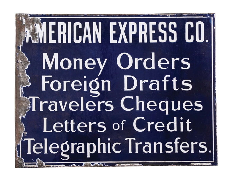 AMERICAN EXPRESS CO. FLANGE SIGN
