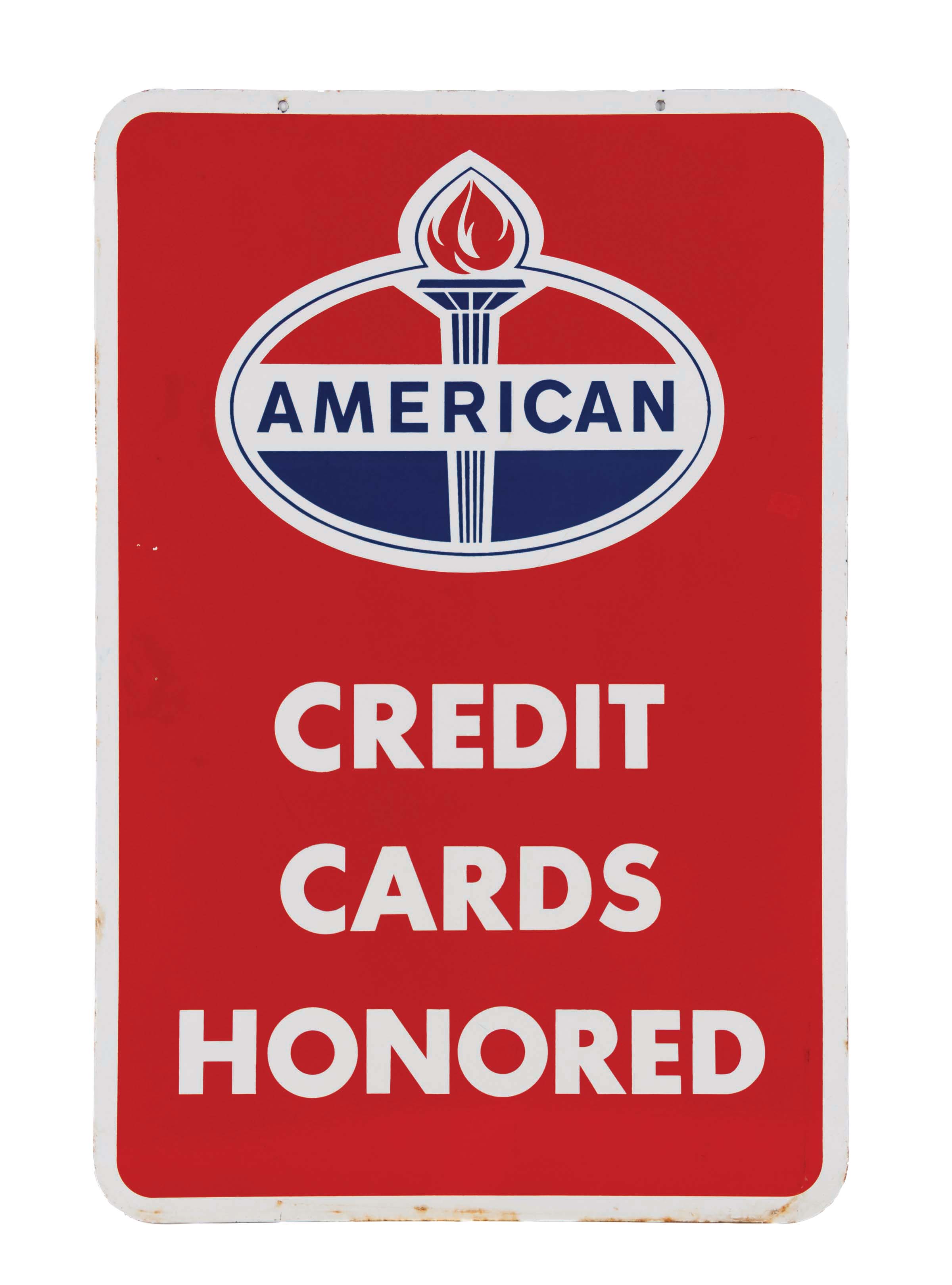 Lot Detail - AMERICAN SERVICE STATION CREDIT CARDS HONORED HERE ...