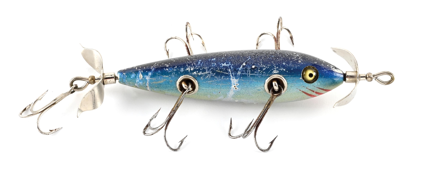 HEDDON 153 MINNOW IN BLUE BACK ALUMINUM