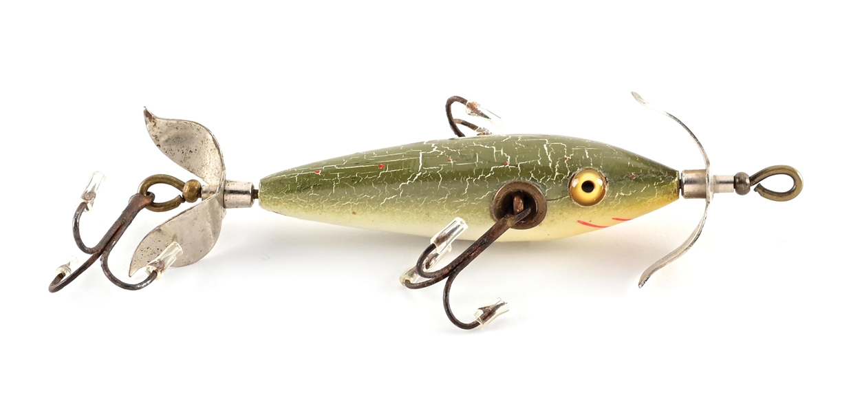 HEDDON ALL-BRASS 1904 3 HOOK MINNOW