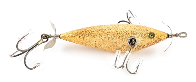 HEDDON 709 MUSKY MINNOW IN SILVER FLITTER