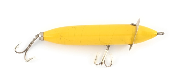 HEDDON SOLID YELLOW 200 SURFACE BAIT