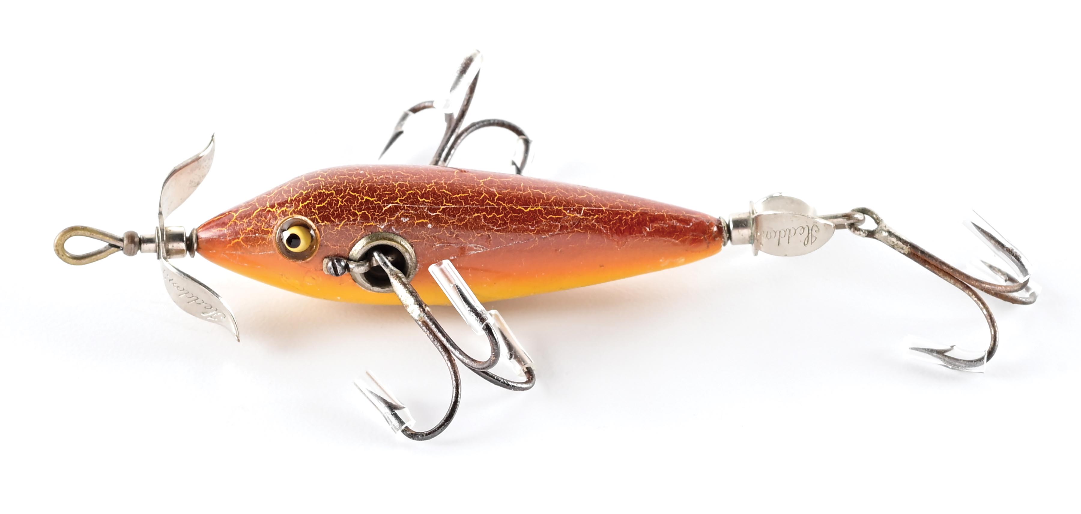 Lot Detail - HEDDON 100 MINNOW IN SIENNA CRACKLEBACK