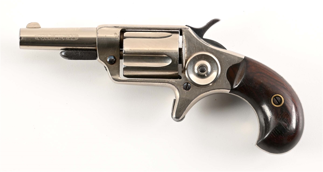 (A) SECOND MODEL COLT NEW LINE .32 CALIBER SINGLE ACTION REVOLVER.