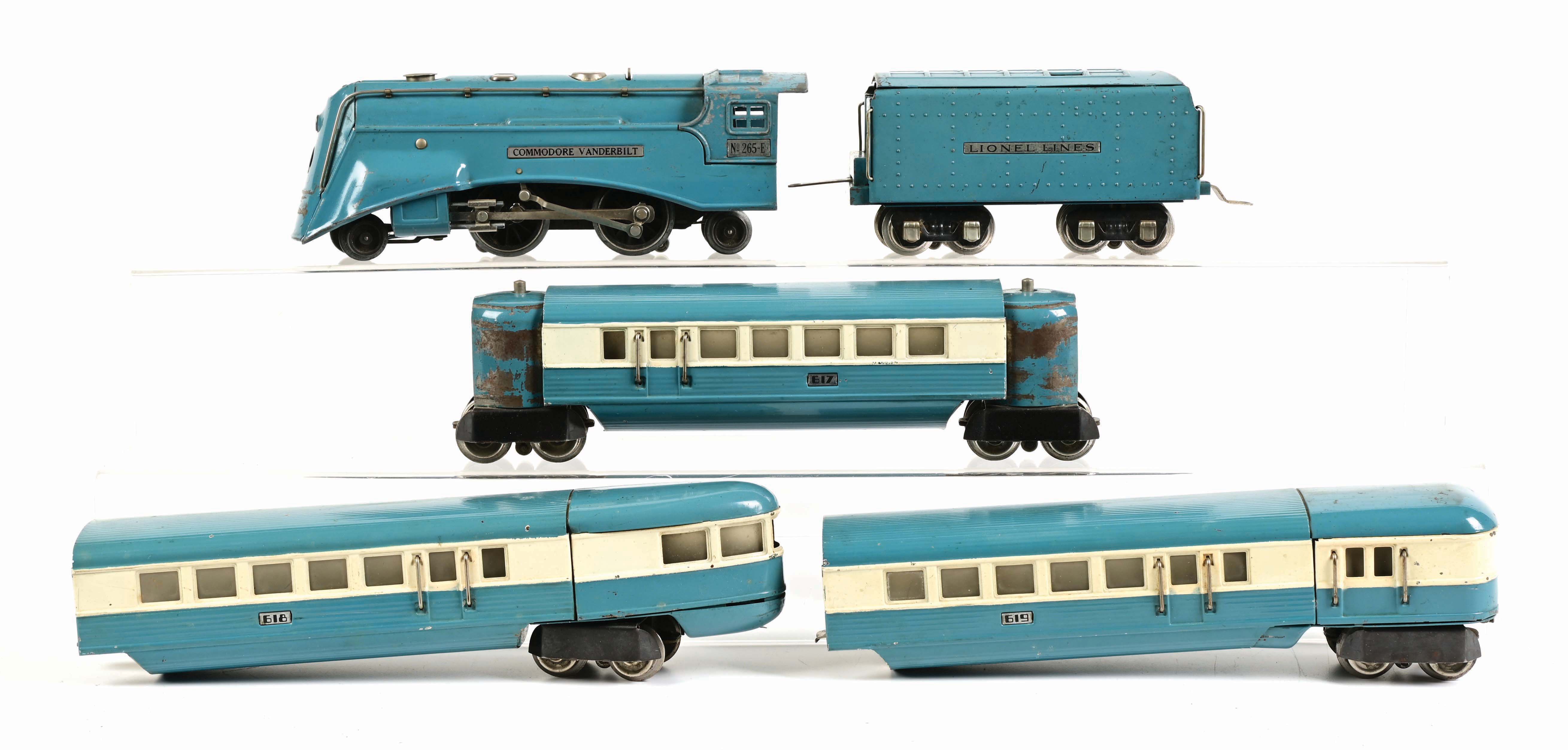 Lot Detail - LIONEL BLUE STREAK SET