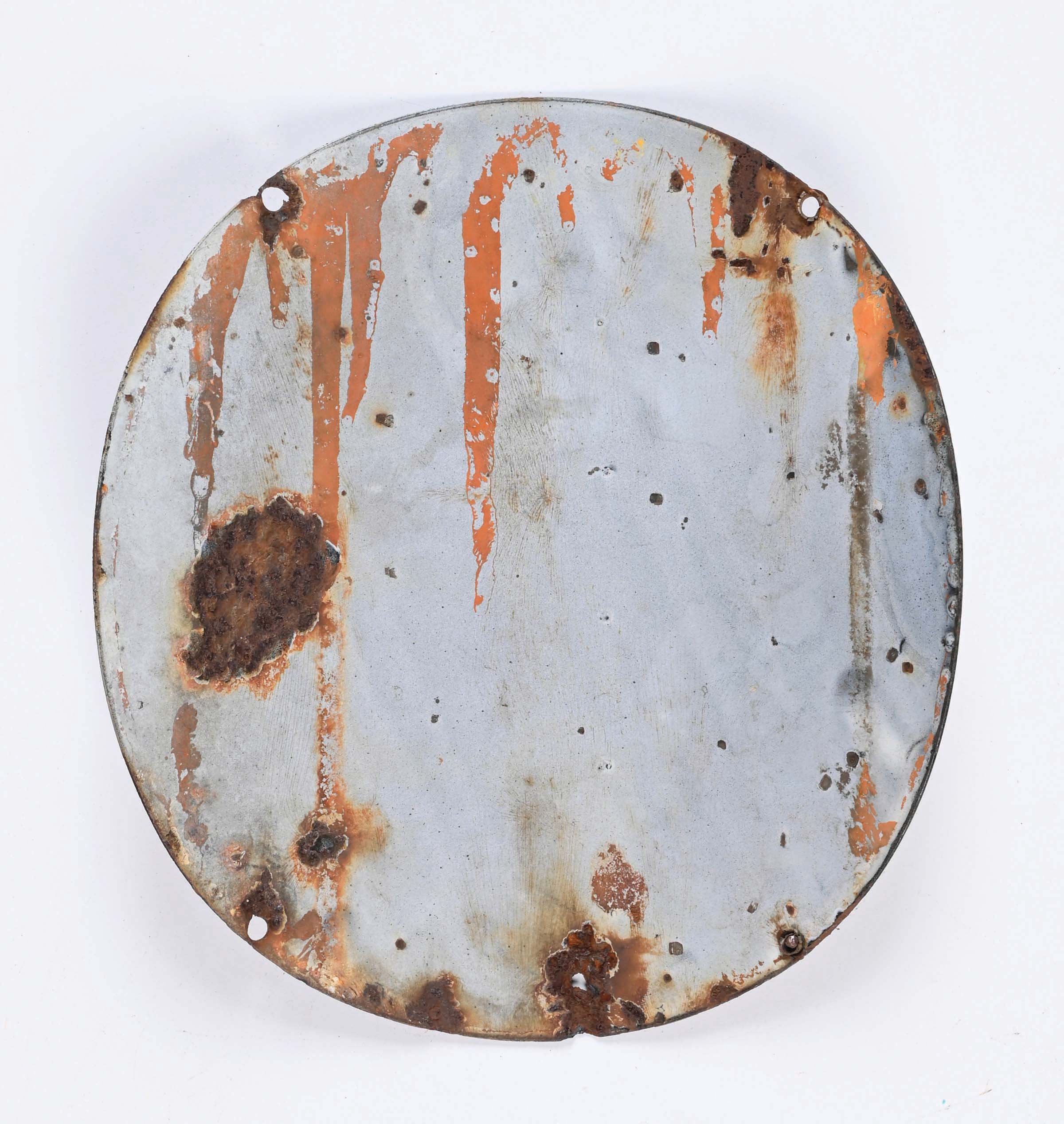 Lot Detail - THAT GOOD GULF GAS CURVED PORCELAIN PUMP PLATE SIGN