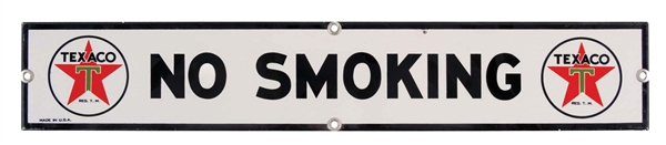 Lot Detail - TEXACO NO SMOKING SIGN