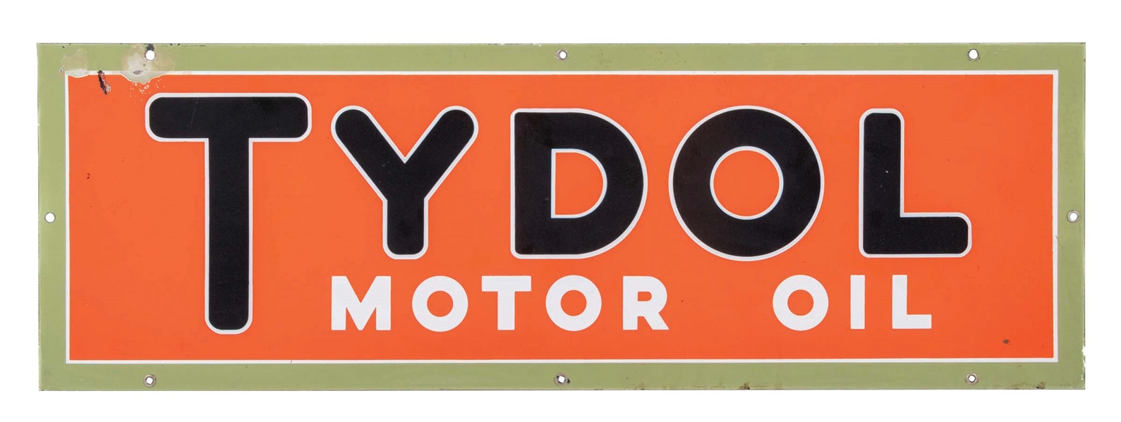 Lot Detail - TYDOL MOTOR OIL SIGN