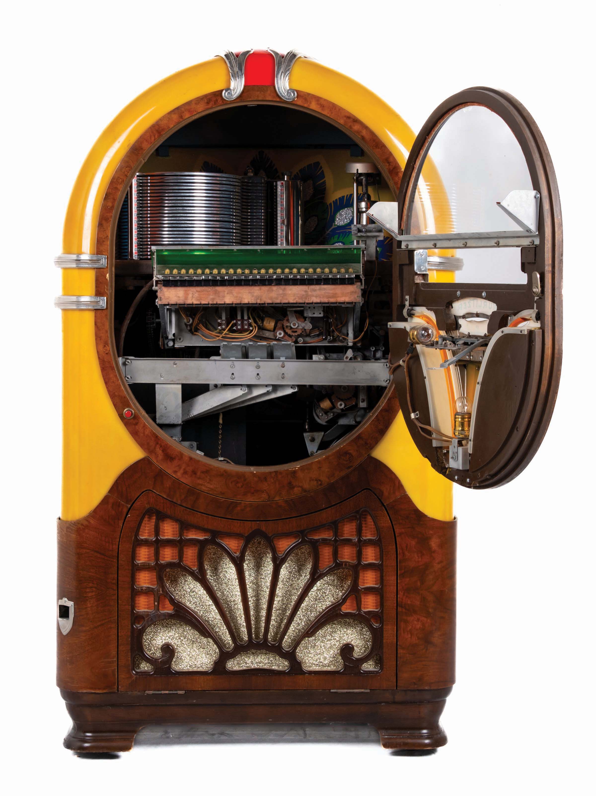 Jukebox Coin Machine Lot Detail - MULTI COIN WURLITZER MODEL 750 JUKEBOX