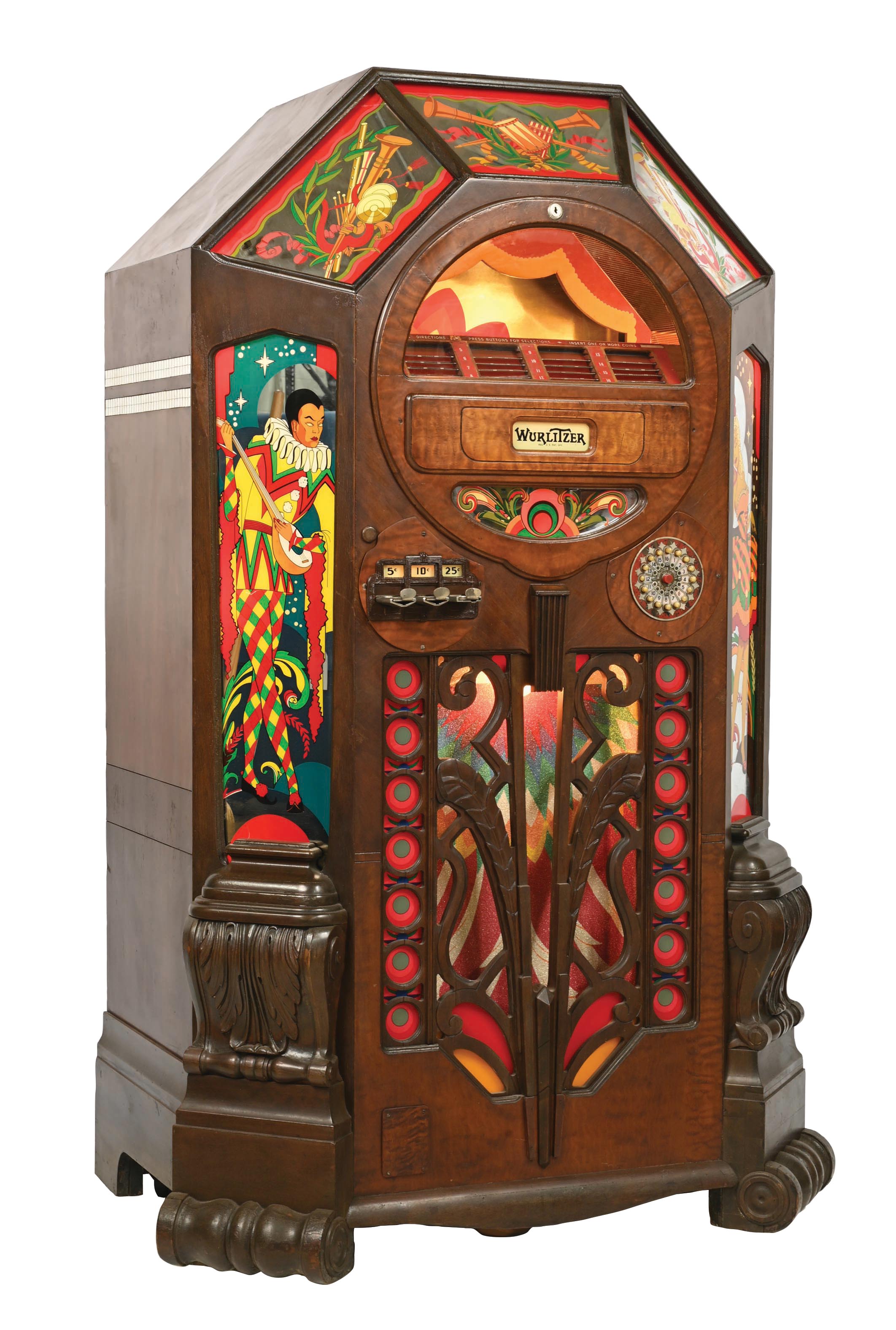 Lot Detail - MULTI-COIN WURLITZER MODEL 42 