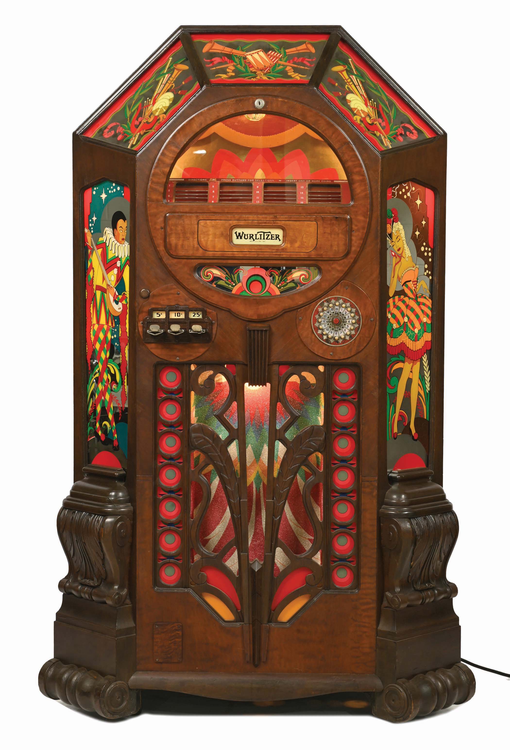 Lot Detail - MULTI-COIN WURLITZER MODEL 42 