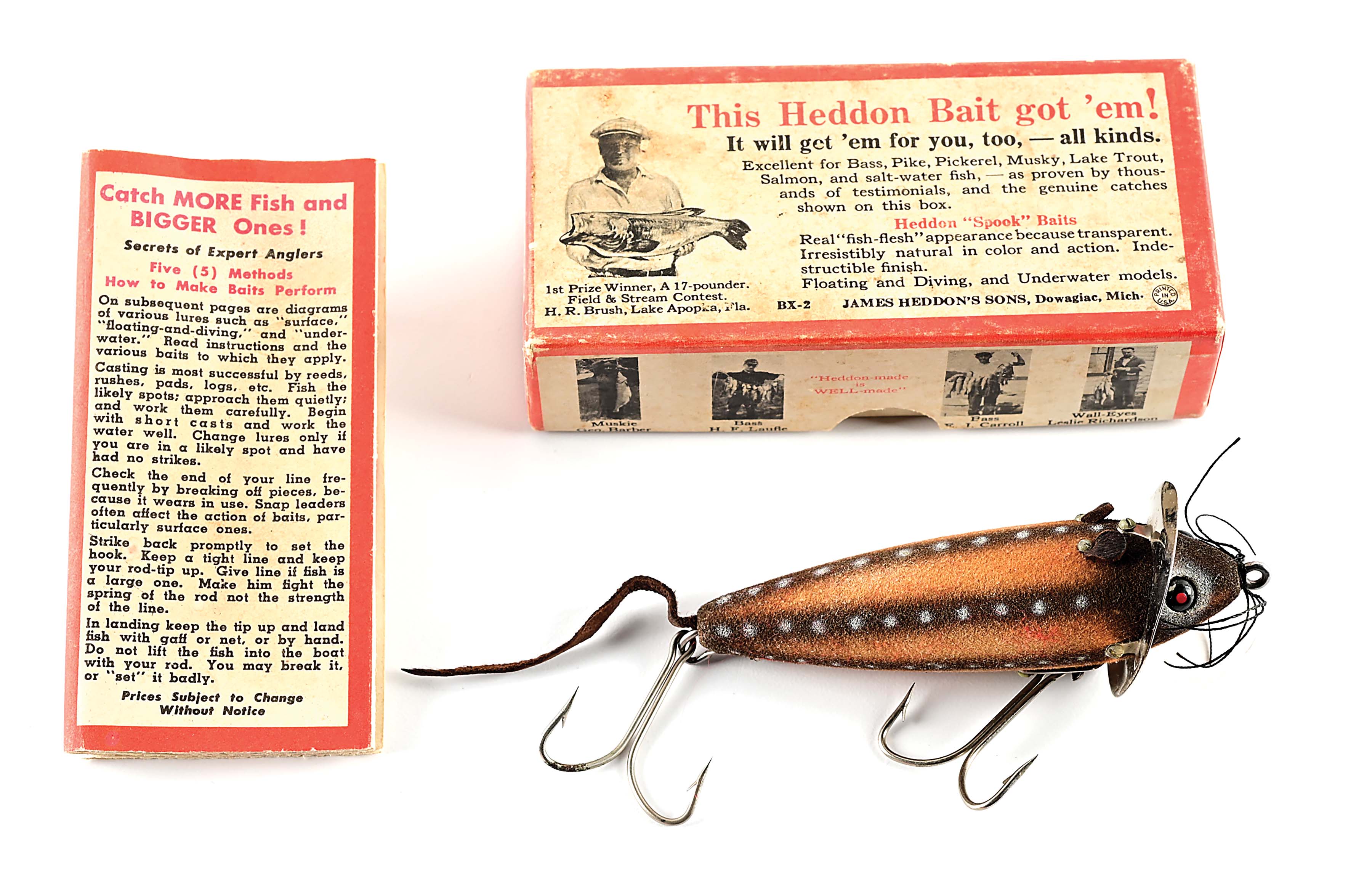 Bellissimo Contemporaneo C Hines Stile Heddon Flaptail Jr in