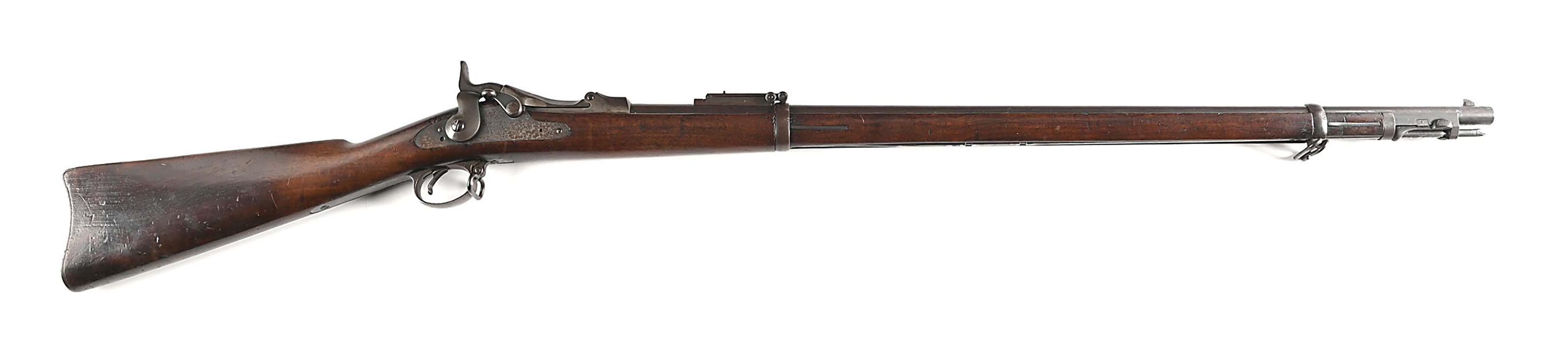 (A) FINE U.S SPRINGFIELD MODEL 1888 TRAPDOOR RIFLE "RAMROD BAYONET MODEL"