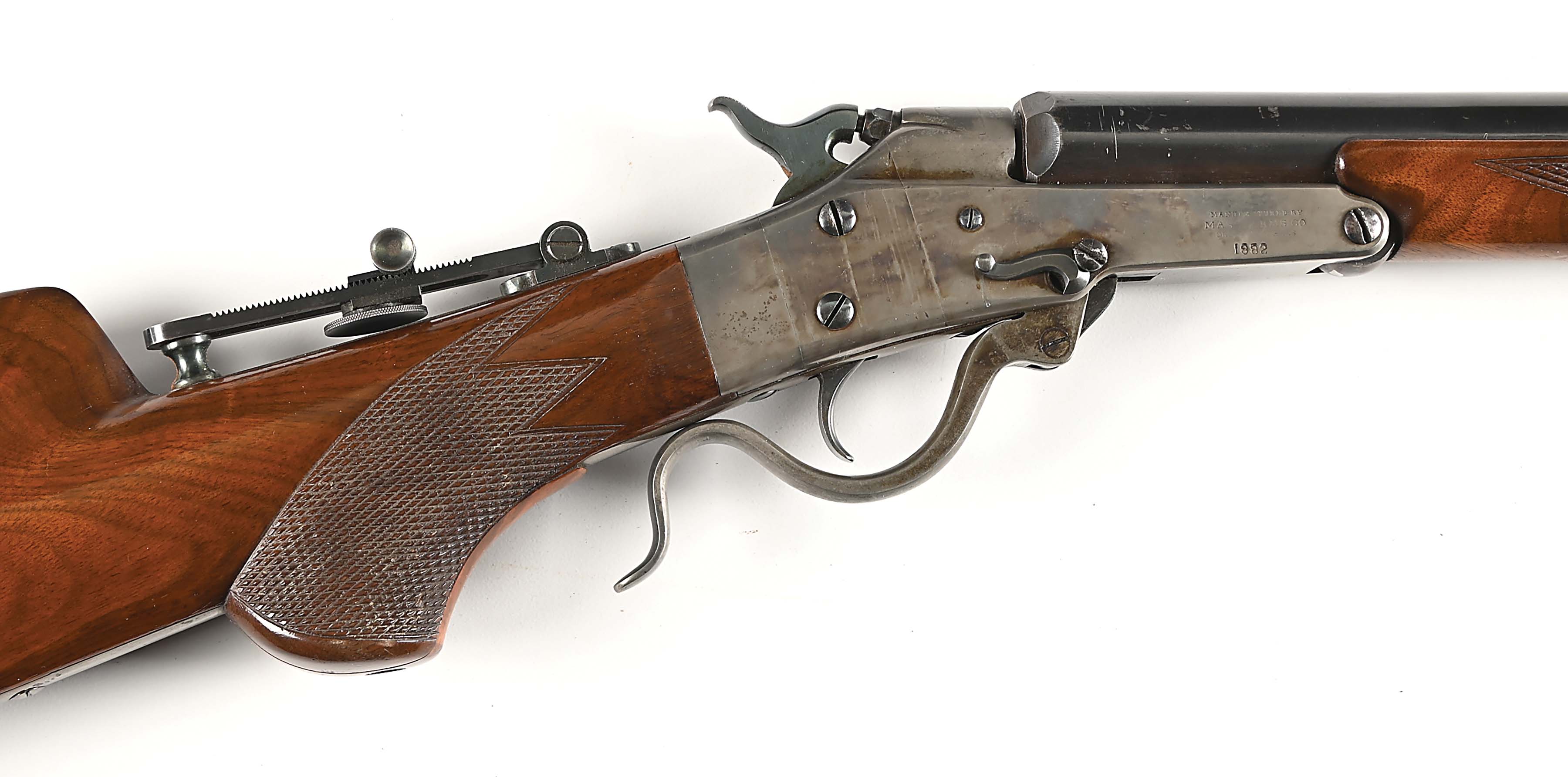 Lot Detail - (A) MAYNARD MODEL 1882 BREECH LOADING TARGET RIFLE, TWO ...
