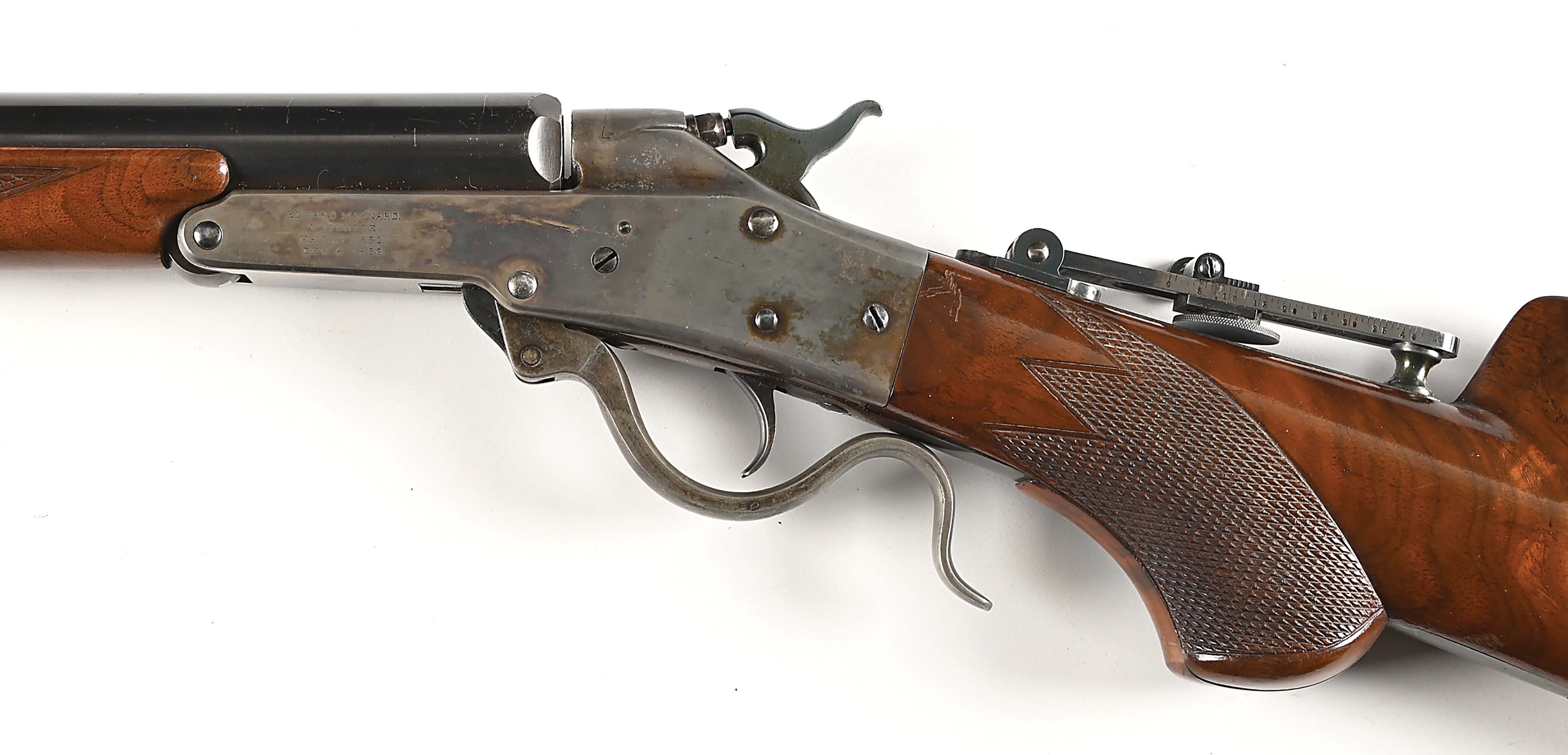 Lot Detail - (A) MAYNARD MODEL 1882 BREECH LOADING TARGET RIFLE, TWO ...