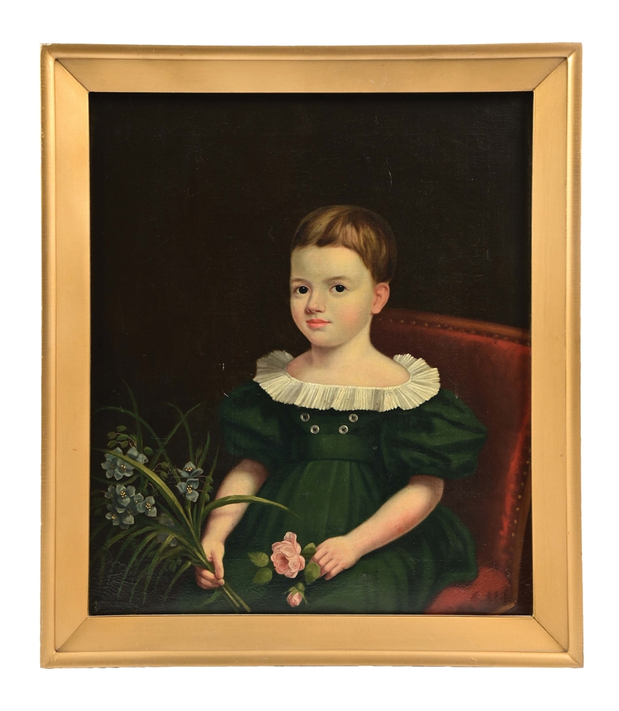 OIL PORTRAIT OF A YOUNG GIRL