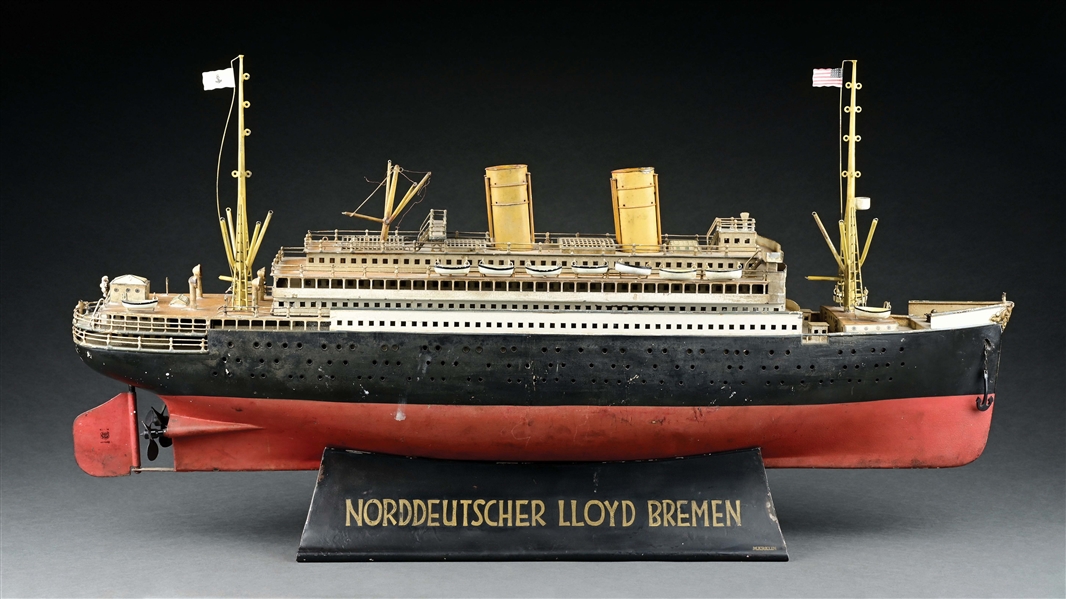MARKLIN CAT. REF. 5050 "NORDDEUTSCHER LLOYD BREMEN" TRAVEL AGENCY OCEAN LINER MODEL