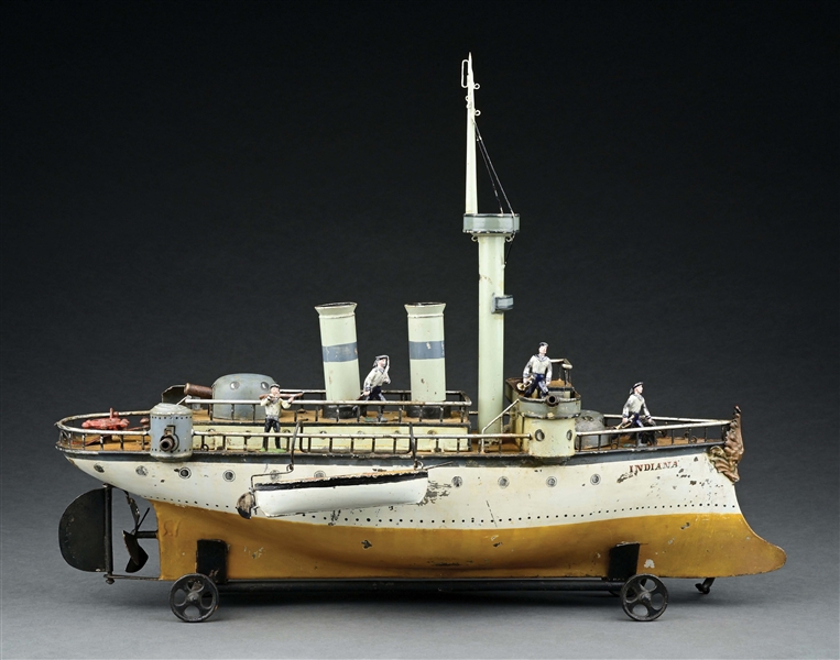 MARKLIN CAT. REF. 1090 "INDIANA" CRUISER SHIP W/ CLOCKWORK POWER