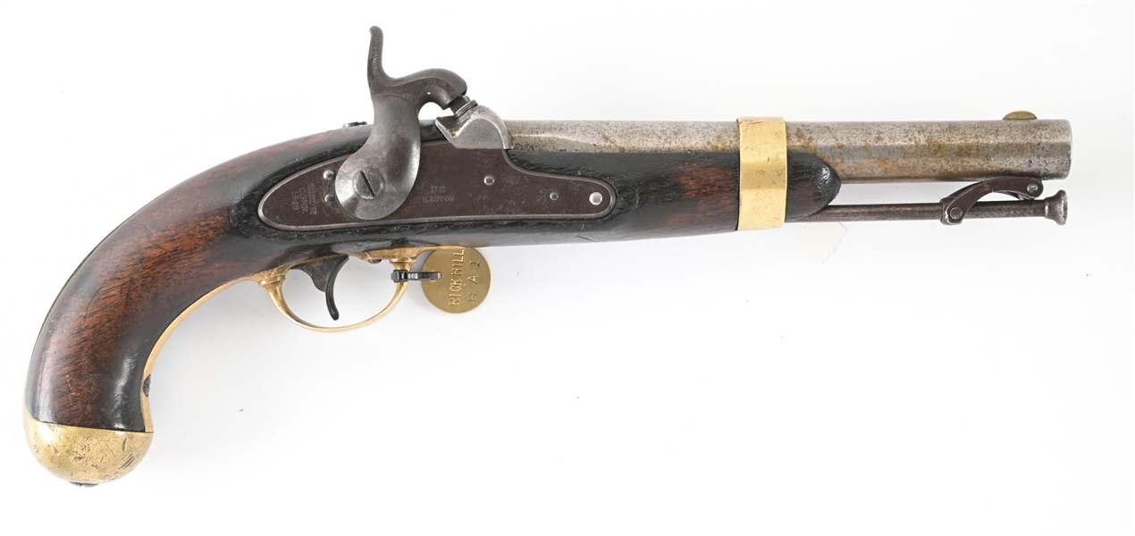 (A) US MODEL 1842 PERCUSSION PISTOL BY H.ASTON.