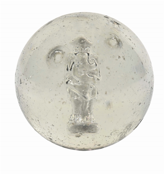 LARGE FIGURAL MAN SULFIDE MARBLE