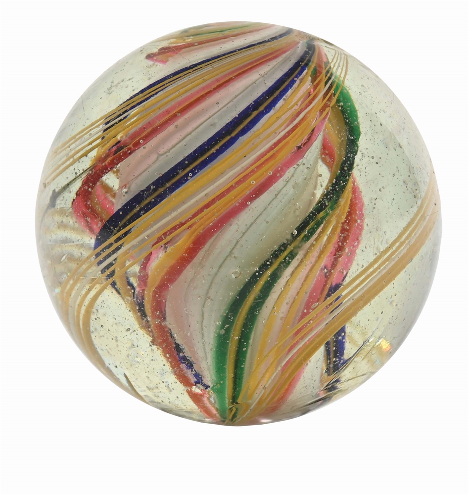 LARGE SOLID CORE SWIRLED MARBLE 