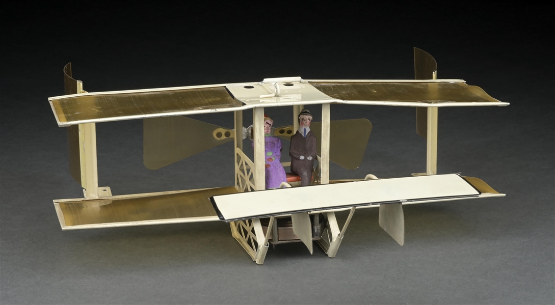 MARKLIN CAT. REF. 5416 HAND-PAINTED CLOCKWORK-POWERED AEROPLANE