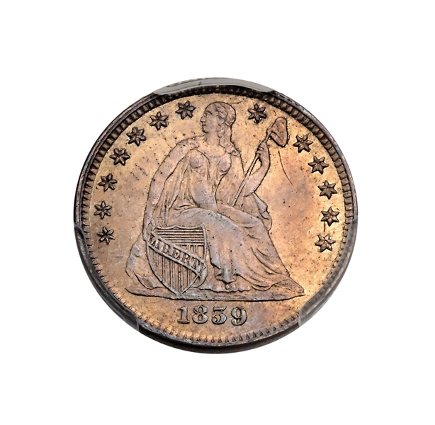 1859 H10C PR62 PCGS. 