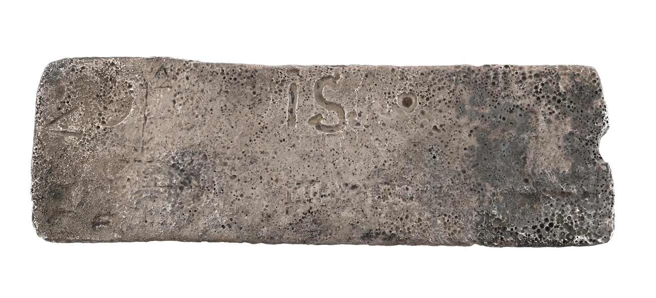 SILVER BAR FROM THE SPANISH SHIPWRECK ATOCHA