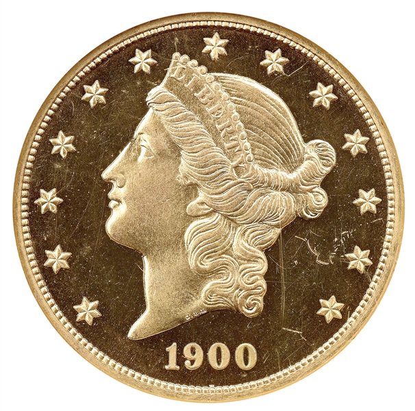 1900 $20 PF ULTRA CAMEO NGC. 