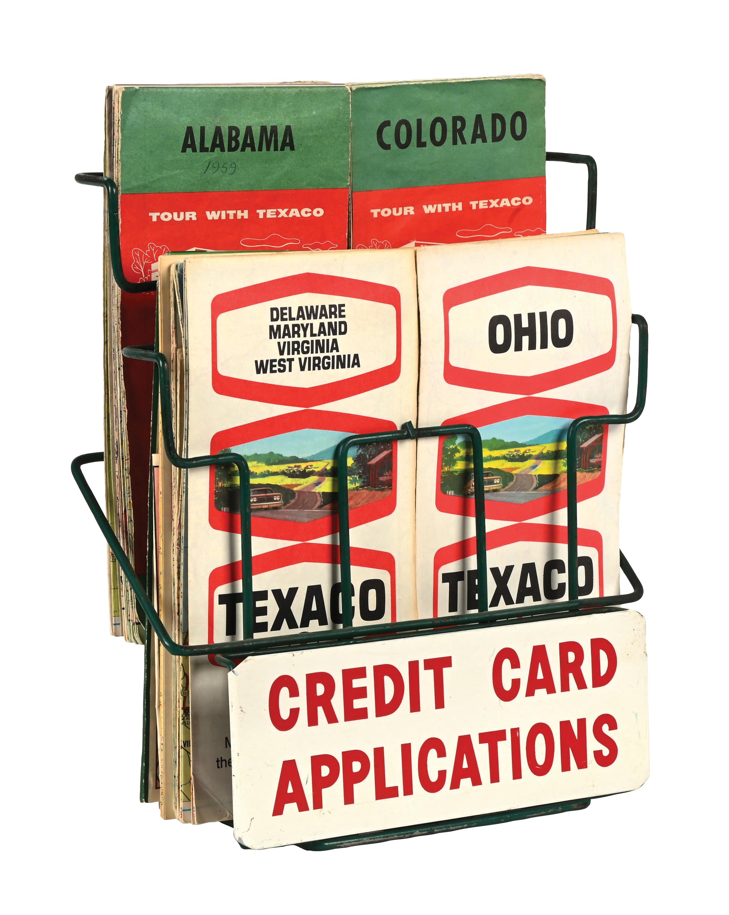 Service Station Rack Lot Detail - TEXACO CREDIT CARD APPLICATION SERVICE STATION RACK W/ MAPS