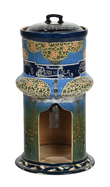 OUTSTANDING PEPSI-COLA CERAMIC SYRUP DISPESNER