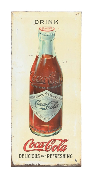 COCA-COLA STRAIGHT-SIDED BOTTLE SIGN