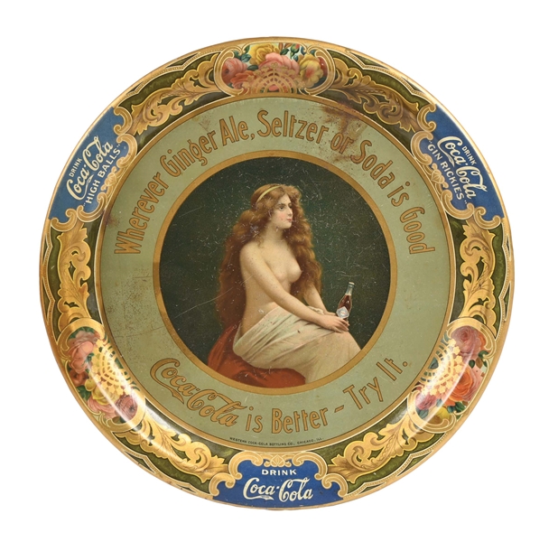 COCA-COLA "IS BETTER - TRY IT" TOPLESS TRAY