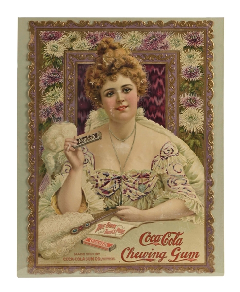 OUTSTANDING COCA-COLA CHEWING GUM HILDA CLARK SIGN