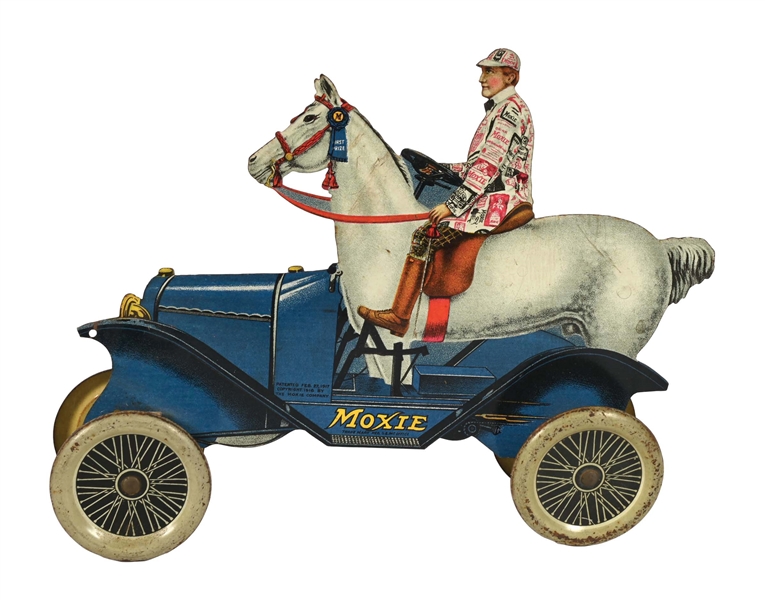 MOXIE THE HORSEMOBILE TIN LITHO TOY