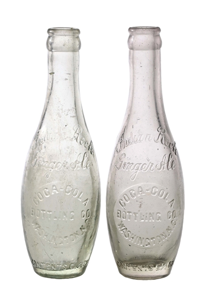 COLLECTION OF 2 COCA-COLA TEN PIN BOTTLES