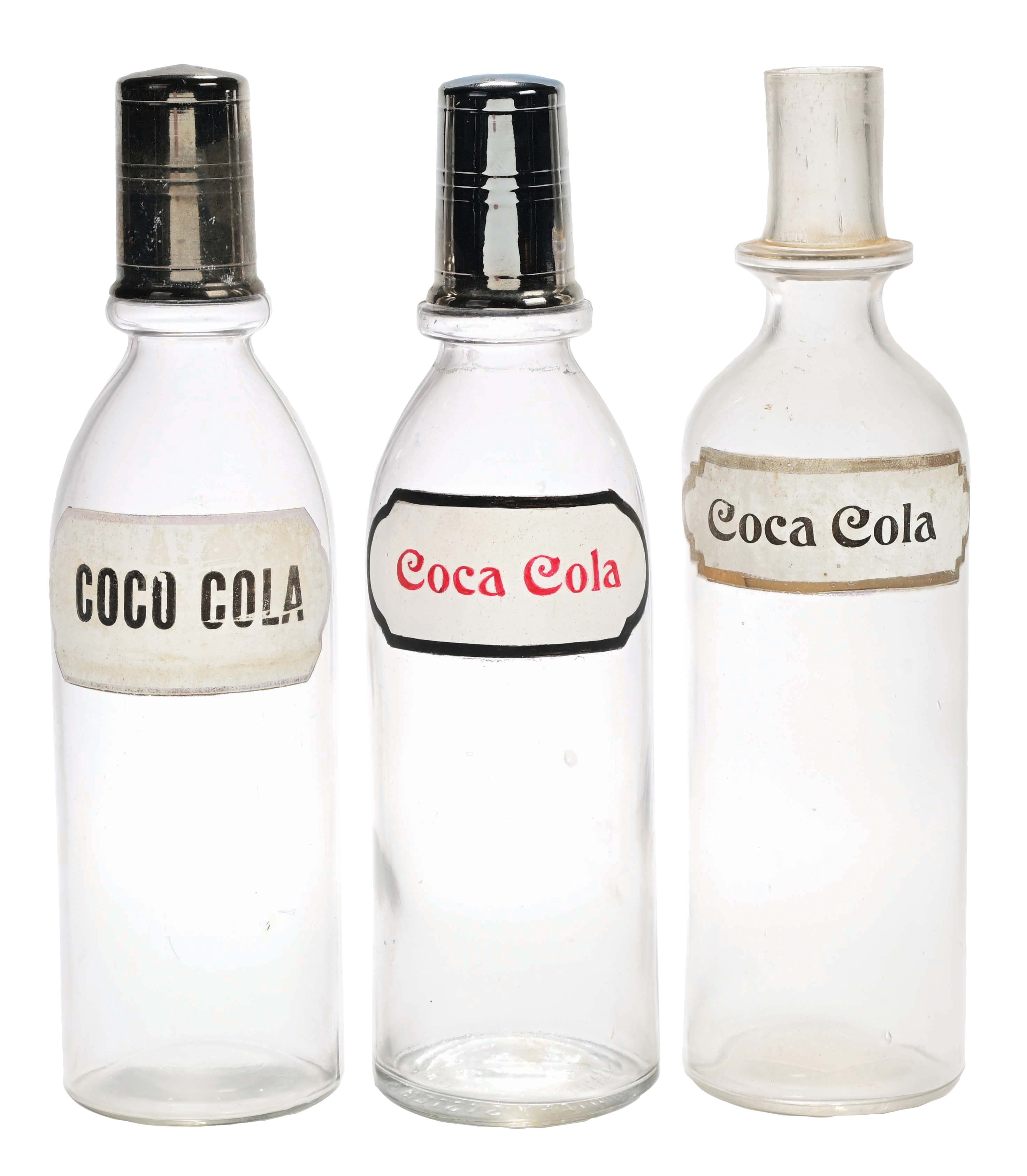 Lot Detail - COLLECTION OF 3 COCA-COLA SYRUP BOTTLES
