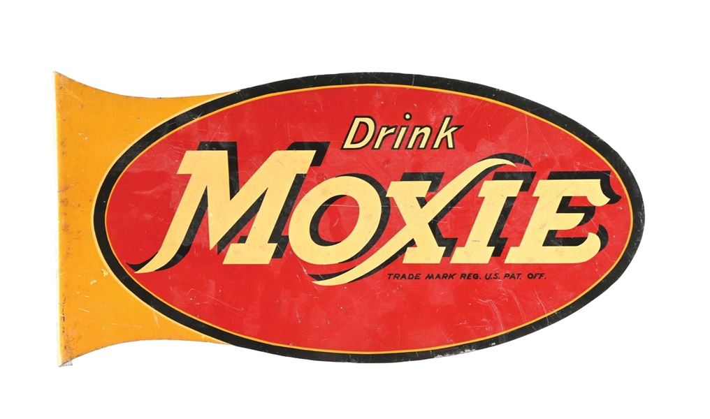 DRINK MOXIE FLANGE SIGN 
